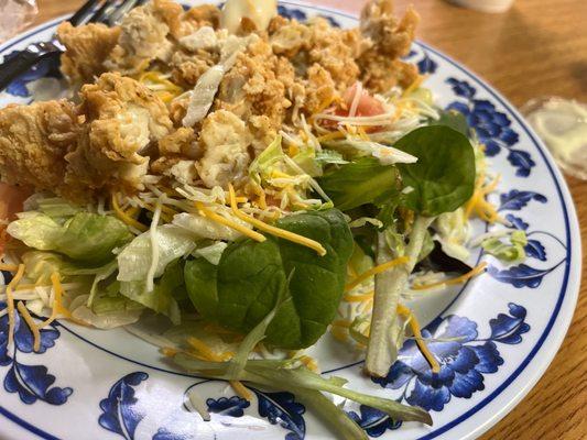 Crispy chicken salad