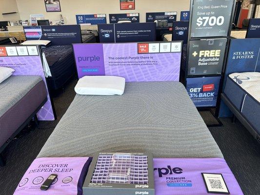 you can try purple mattresses here