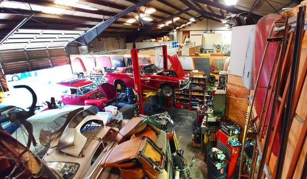 Where the magic happens. This is a gearhead's paradise - Matt has *everything*.