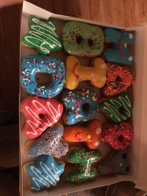 Birthday donuts