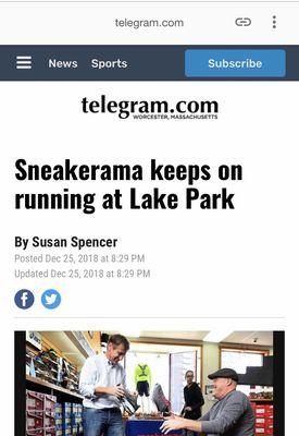 Sneakerama keeps on running at Lake Park WORCESTER -- Stop by Sneakerama at 6:30 p.m.  on Thursdays