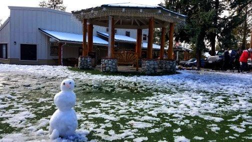 Rough Riders is across the center's gazebo