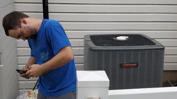 Amana 3 TON 16 SEER AC. Comes with Life Time Unit Replacement Warranty!