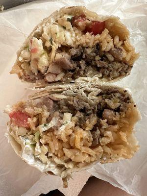 My carne asada burrito