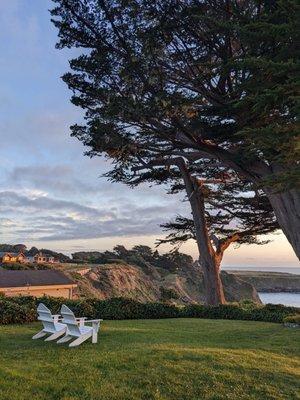 View of ocean from Agate Cove Inn