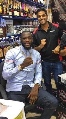 Deontay Wilder Bottle Signing