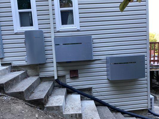 Installation of two 10kw energy storage systems