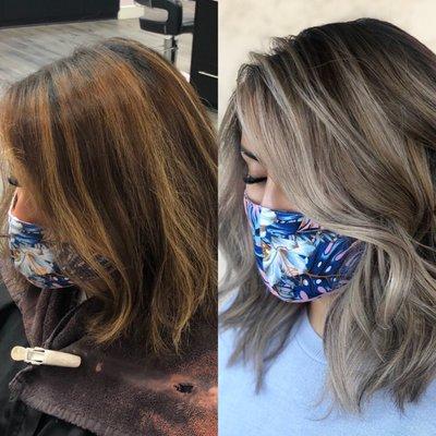 Brassy to Ashy by Andrea!