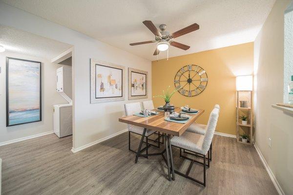 Bay Cove Model Unit Dining Room