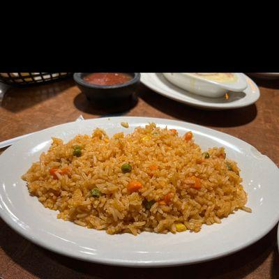 Spanish rice. Good flavor!