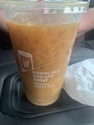 Iced coffee