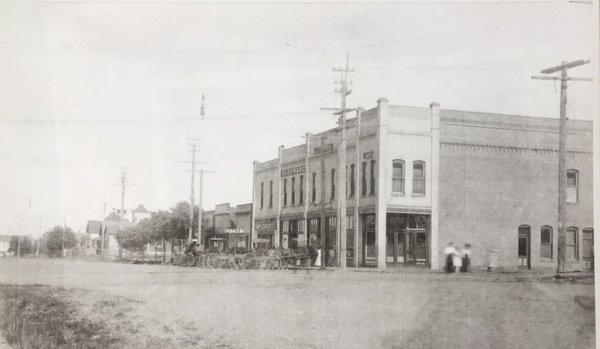 Old Bank and Bar (Stevenson Building) where our Tap House is located. Great history in our little town of Reardan Washington