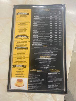 Side 2 updated menu