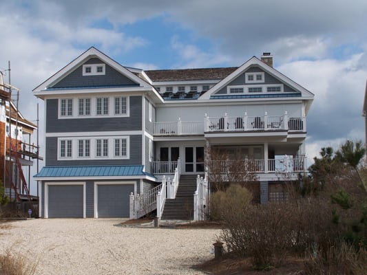 New Ocean-front residence at Silver Lake in Rehoboth Beach, Delaware.