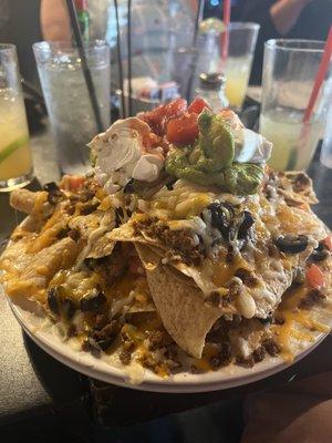 Nachos where ginormous!