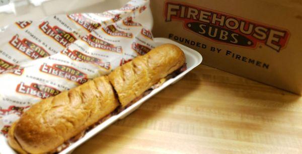 Brisquit and Cheddar Sub #firehouse