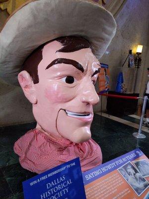 Original big Tex head Formerly a Santa!