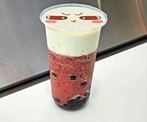 Grape Cream with Tapioca