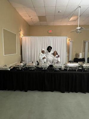 Chef jones catering an  venue