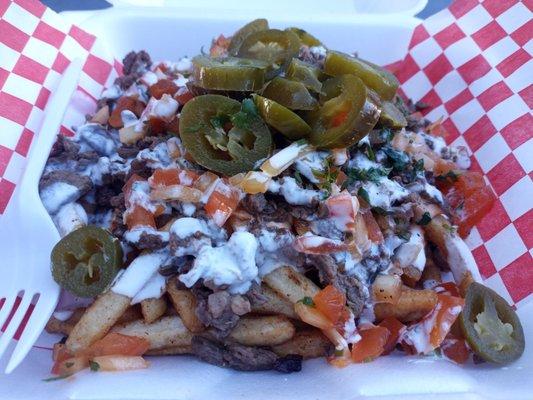 Carne asada fries