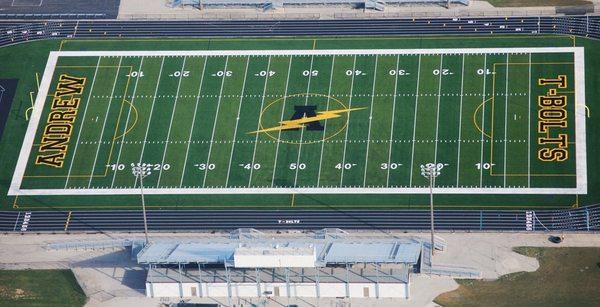 Andrews football field