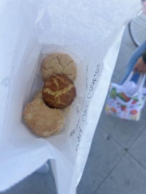 Day old bag of cookies