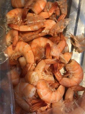 Boiled shrimp- spicy GOOD!!! $7.99lb