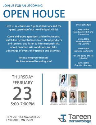 2017 Faribault Open House