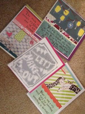 Curly girl cards and other awesome greeting cards! $4-6 each