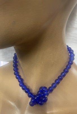 blue necklaces