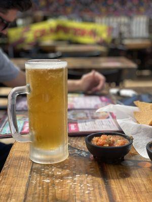 Beer and salsa