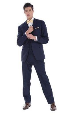 Ike Behar navy rental suit