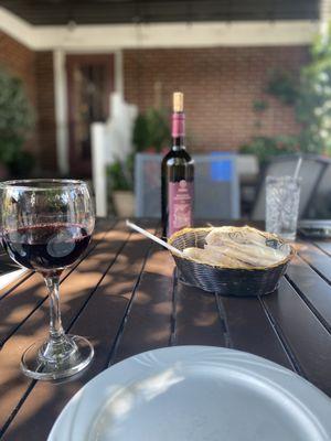 Wine and pita