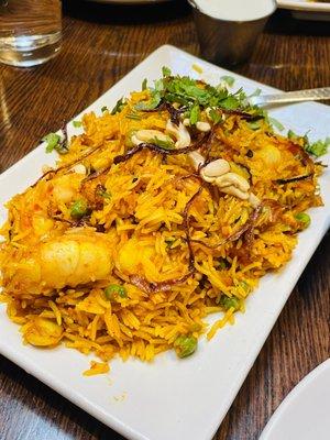 56. Prawn Biryani