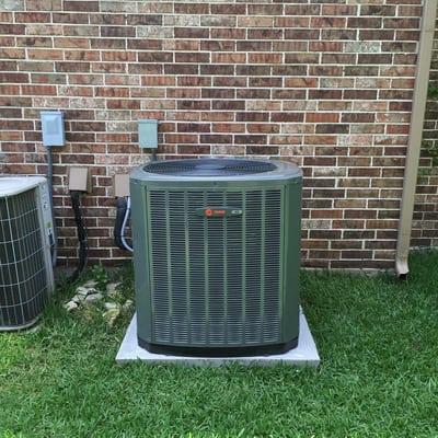 New Trane A/C installation