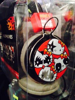 Hello Kitty KISS headphones - too cute! Entire store BOGO 50% off