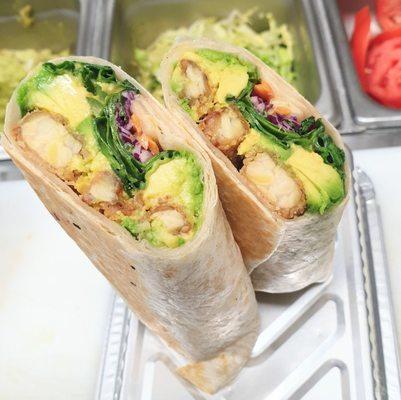 Tempeh avocado wrap