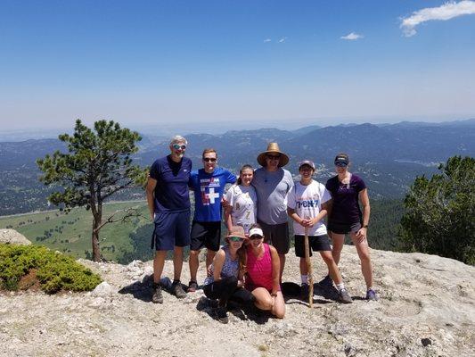 Successful group excursion up Bergen Peak! 11 miles of challenging endurance and beautiful scenery with a really fun group!