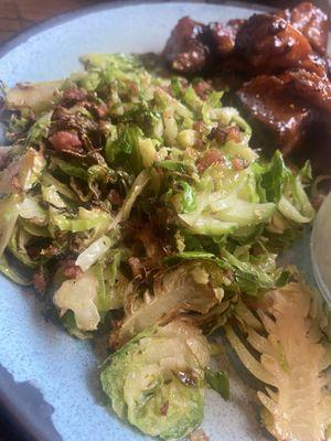 Brussel sprouts with bacon