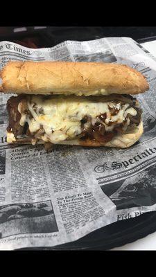 Jamaican Jerk Steak & Cheese