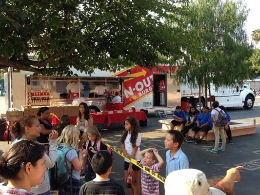 Back to school night & In N Out dinner!