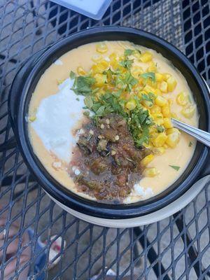 Street corn queso. Delish!