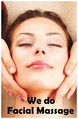 Facial massages and deep cleansing facials