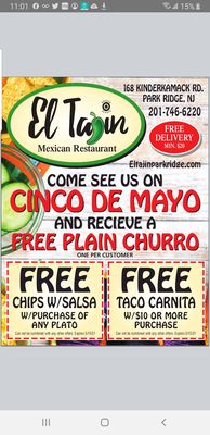 Cinco de Mayo celebrate with us