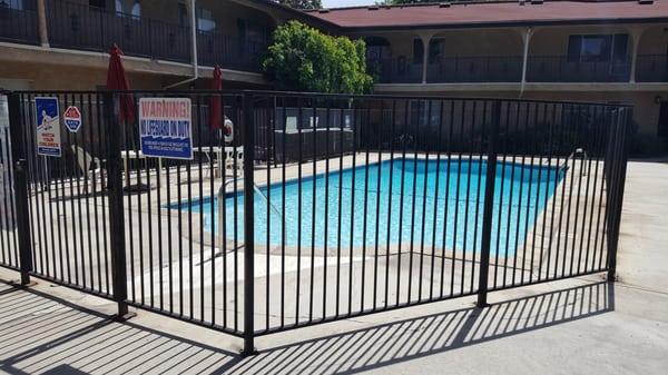 Pool is gated :)