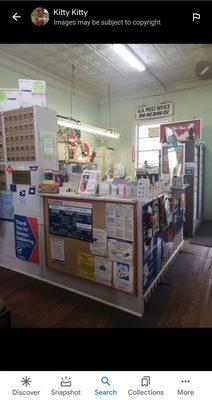 Post Office inside store.