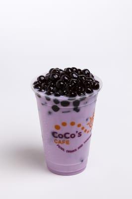 Taro Milk with Pearls