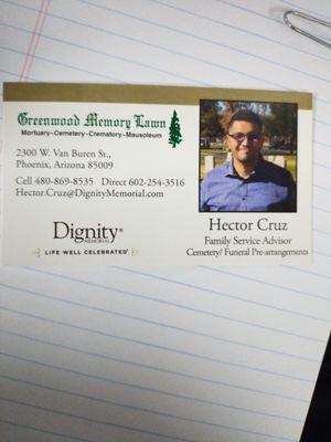 Hector from Greenwood Memory Lawn is great. Please ask him questions.