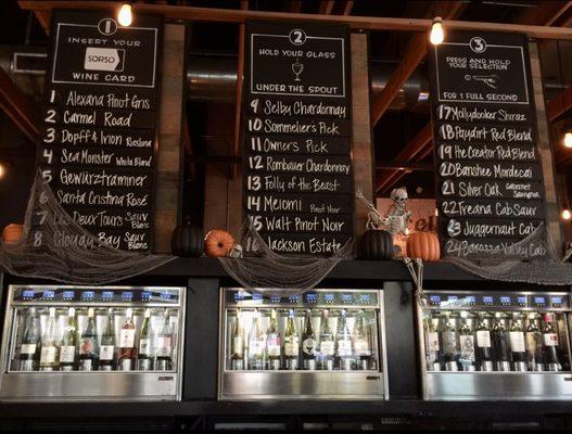 Wines on tap