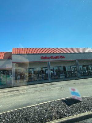 Front of Cake Craft store off of Dublin-Granville Rd.